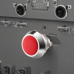 12mm Waterproof Momentary Push Button Metal Switch Car Start Horn Speaker Control Flat Head 1NO1NC 16/19/22mm IP65 12/220V