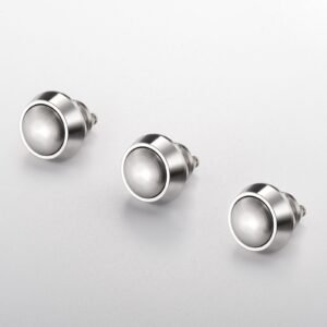 12mm IP65 Metal Button Switch Rugged and Waterproof Flush-Mount Low-Profile Button Switch - Sleek Design