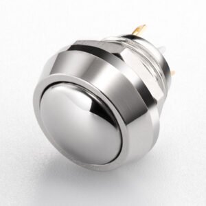 12MM Mini 2pin Dome Button OFF-(ON) Momentary Waterproof Plastic Motorcycle Push Button Switch