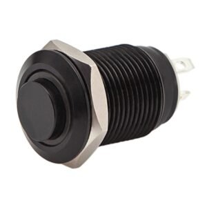 CE ROHS Shortest Body 2 Pin 12mm Mini Push Button Metal Ip65 Waterproof Momentary Normally Open Reset Switch