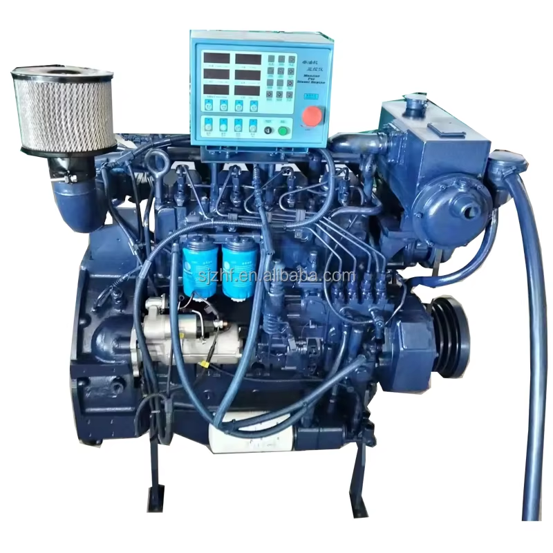 Weichai Diesel Engine WP4 Series 95HP 102HP 120HP 130HP Marine Engines WP WD Series Boat Ship Use - Image 3