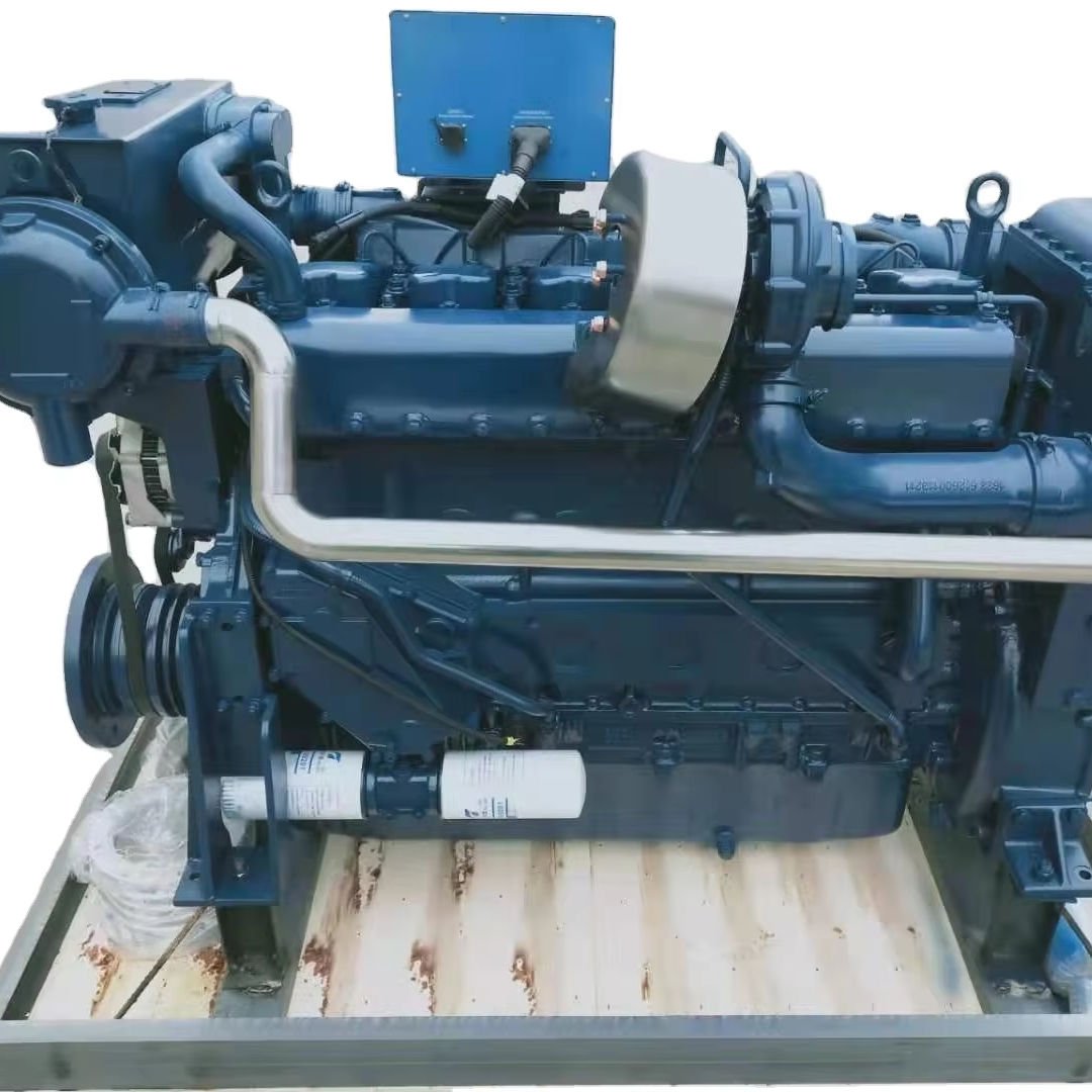 New Condition Weichai 300-400HP Diesel Inboard 4-Stroke Marine Engine High Efficiency for Boats Fuel Type Electric ForWD12C - Image 4