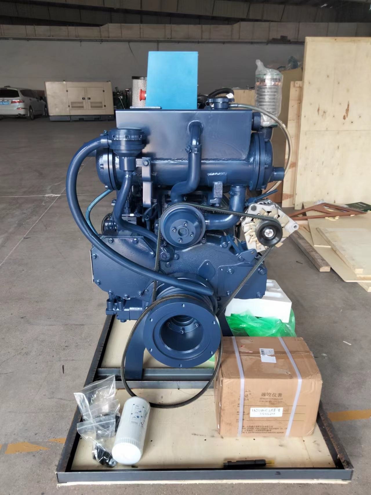 Cargo Ship Inboard Machinery 4 Stroke Marine diesel Engines 1500rpm 1800rpm 2100rpm 190hp-326hp Weichai WD10 - Image 5