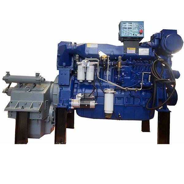 Hot Sale Low Price Chinese Electric Start Fishing Cargo Boat Inboard 400hp Marine Engine WD12 with Gearbox - Image 5