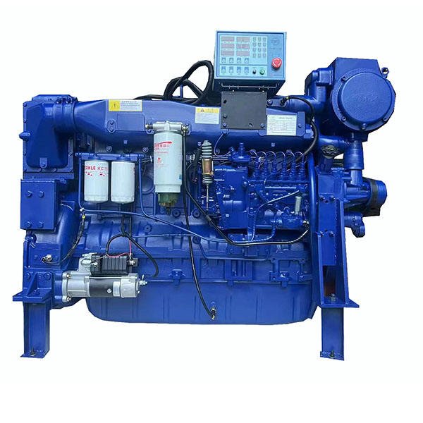 Hot Sale Low Price Chinese Electric Start Fishing Cargo Boat Inboard 400hp Marine Engine WD12 with Gearbox - Image 6