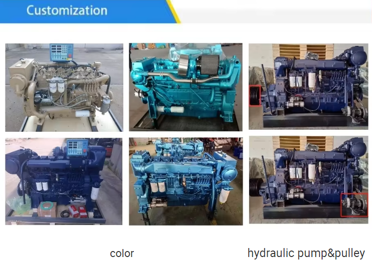 Weichai Diesel Engine WP4 Series 95HP 102HP 120HP 130HP Marine Engines WP WD Series Boat Ship Use - Image 7