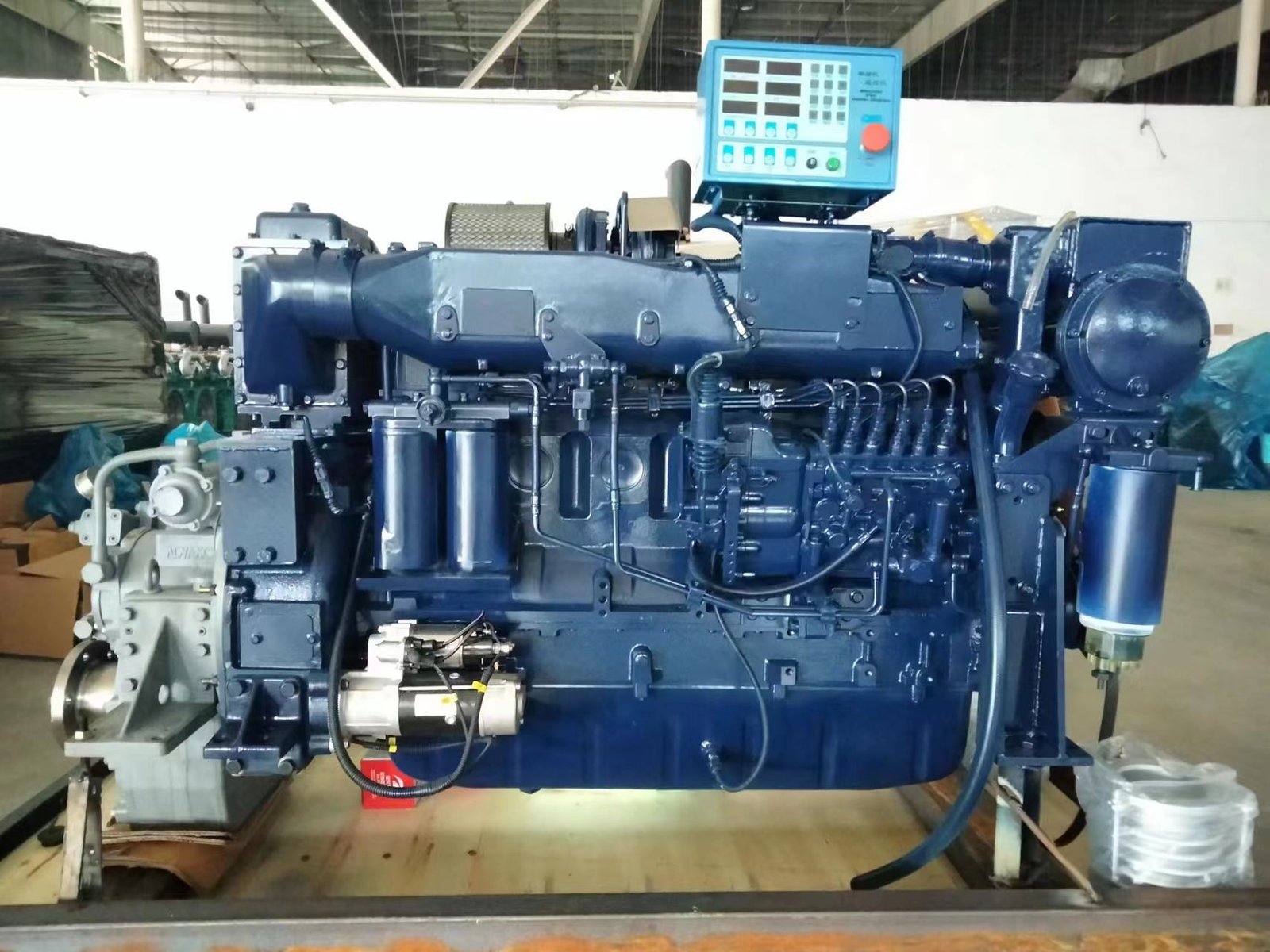 Cargo Ship Inboard Machinery 4 Stroke Marine diesel Engines 1500rpm 1800rpm 2100rpm 190hp-326hp Weichai WD10 - Image 7