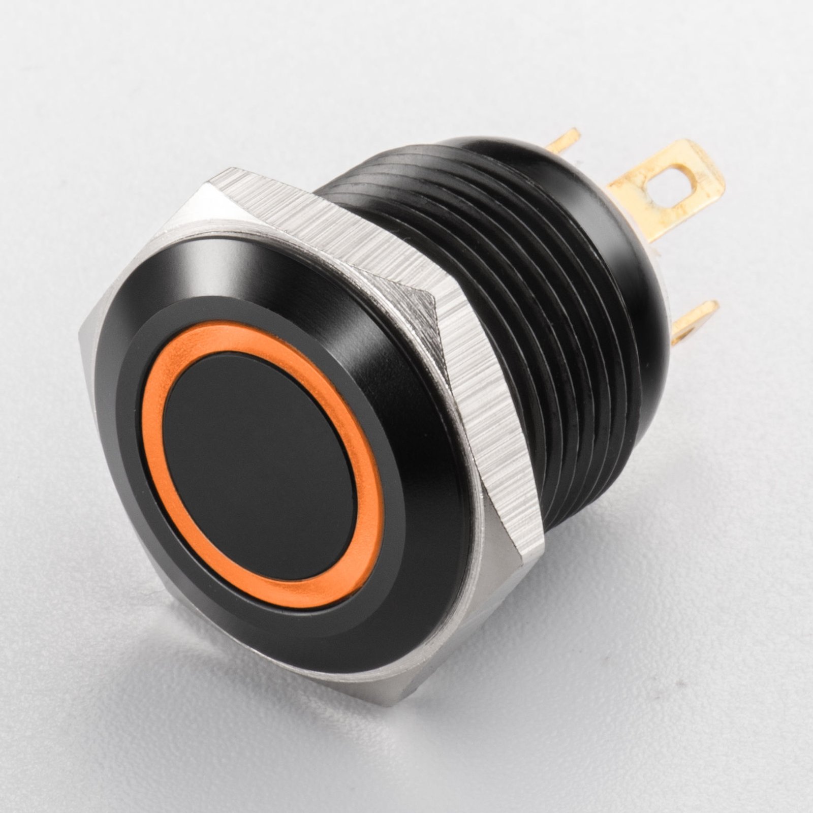 12mm Momentary Metal Push-Button Switches Color Metal Button Switch 12V IP65 Electronic Structure 1NO Switch Combination Plastic - Image 7