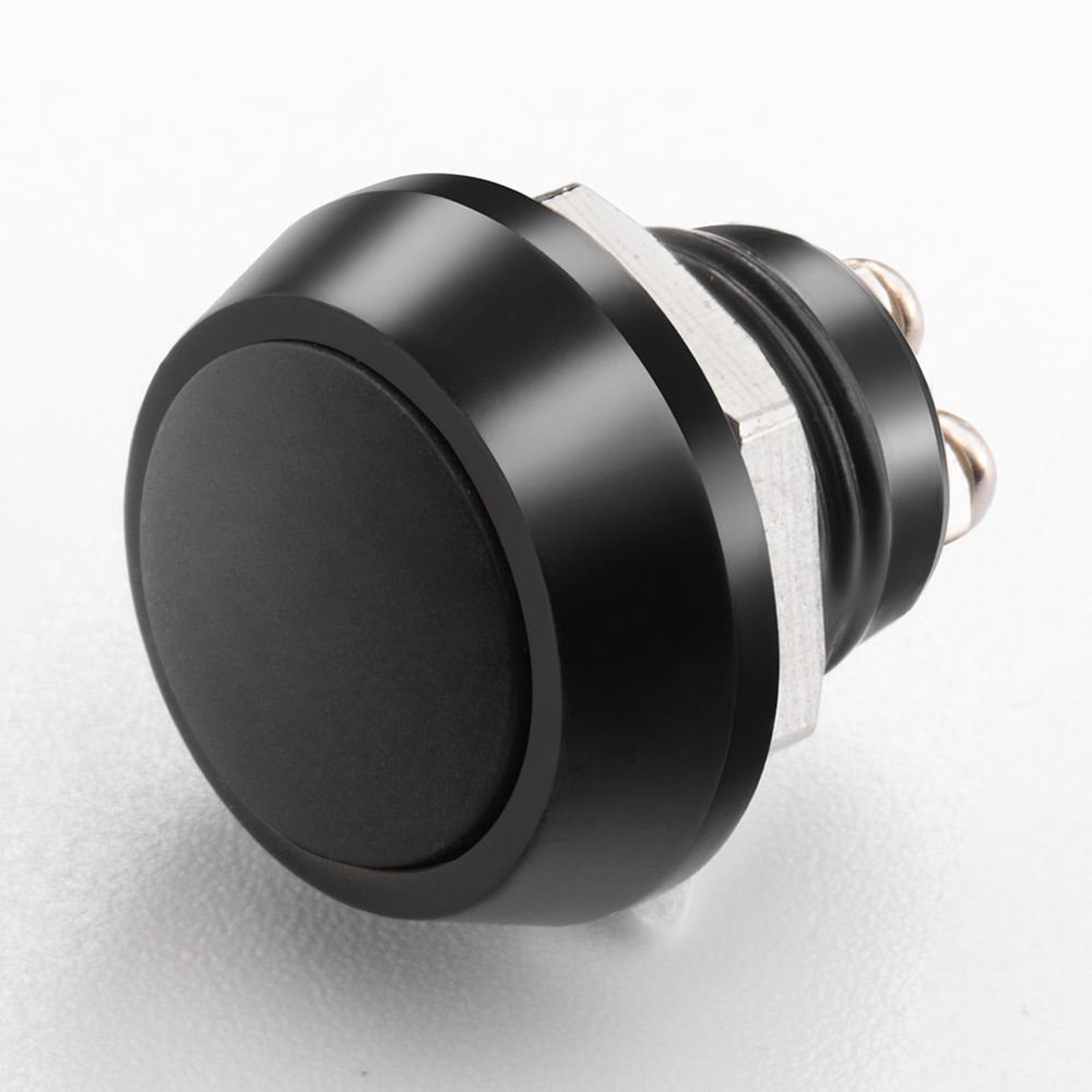Most Popular 12mm Vandal-Resistant Momentary Push Button Switch Nickel-Plated Brass Waterproof Electronic Structure IP65 Level - Image 7